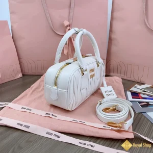 Túi Miu Miu nữ Arcadie matelassé trắng ngà 5BB142 HCM