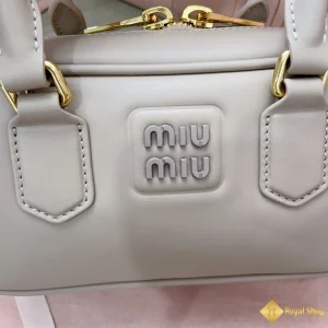 Túi Miu Miu nữ da Arcadie màu be 5BB142 cao cấp