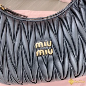 Túi Miu Miu nữ hobo Wander matelassé màu đen 5BC108 Hà Nội