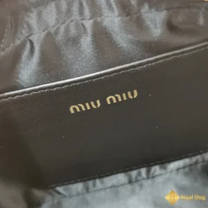 Túi Miu Miu nữ mini Arcadie Matelasse màu đen 5BP77 cao cấp