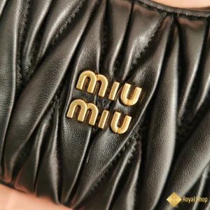 Túi Miu Miu nữ mini Wander Matelasse màu đen 5BP078 chính hãng