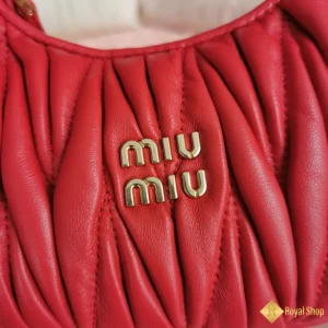 Túi Miu Miu nữ mini Wander Matelasse màu đỏ 5BP078 mới