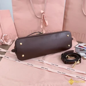 Túi Miumiu nữ  Aventure đỏ mận M0108 like auth