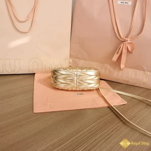 giá Túi Miu Miu nữ mini Wander Matelasse màu Gold 5BP078