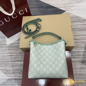 Túi Gucci nữ GG Emblem mini bucket 815118 FAD6L 8458