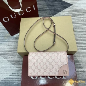 Túi Gucci nữ mini GG Emblem Pink 820688