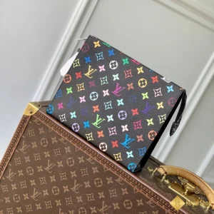 Túi LV x TM nam Clutch màu đen M13746