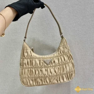 Túi Prada nữ Hobo Re-Nylon màu be 1NE204