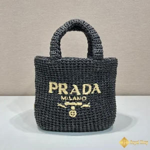 Túi Prada nữ mini Tote Fiber màu đen 1BG422