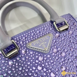 Túi Prada nữ mini Tote màu tím 1BG331 mới