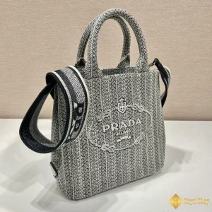 Túi Prada nữ mini Tote màu xám 1BA343 hot