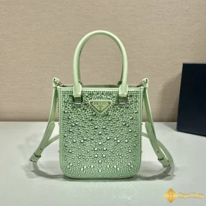 Túi Prada nữ mini tote màu xanh 1BG331