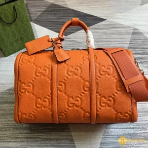 Túi du lịch Gucci GG màu cam 725282