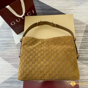 Túi Gucci nữ Beatrix medium tote màu nâu dập nổi 850926