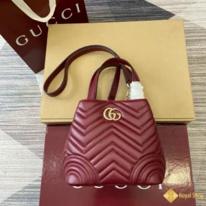 Túi Gucci nữ Betty small tote GG Marmont Red 847386