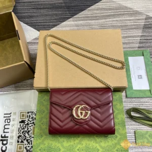 Túi Gucci nữ GG Marmont red 474575