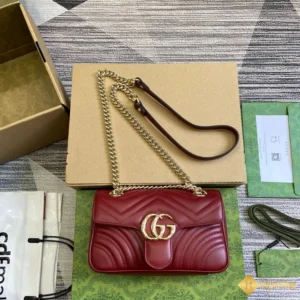 Túi Gucci nữ GG Marmont small red 446744