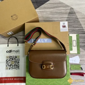 Túi Gucci nữ Horsebit 1955 màu nâu 700457