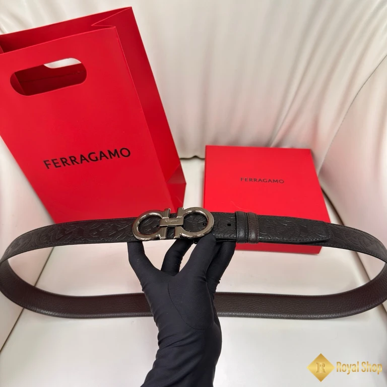 Thắt lưng Ferragamo nam 3.5cm BFE071537 được làm thủ công