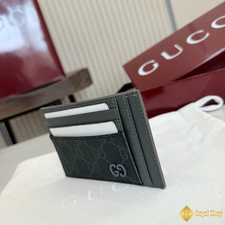 Ví Gucci nam đựng thẻ Black 856561 cao cấp
