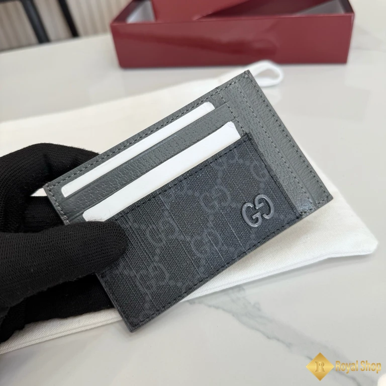 Ví Gucci nam đựng thẻ Black 856561 hot