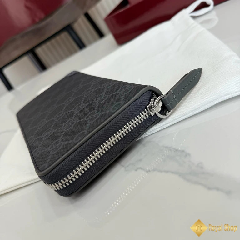 Ví dài Gucci nam có khoá kéo màu đen 856562 Hà Nội