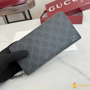 Ví dài Gucci nam có khoá kéo màu đen 856562 mới