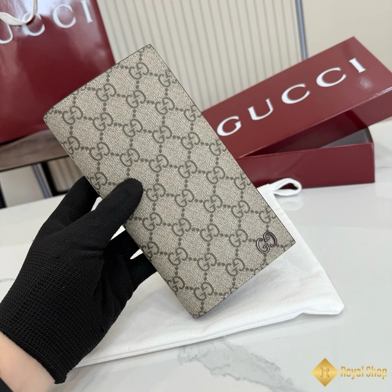 Ví dài Gucci nam màu nâu 856562 siêu cấp