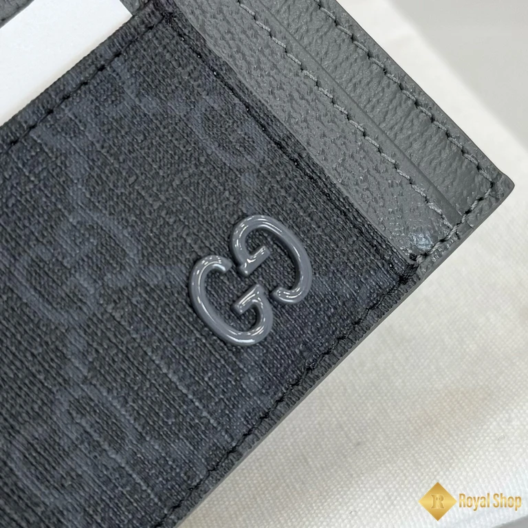 cận cảnh Ví Gucci nam đựng thẻ Black 856561