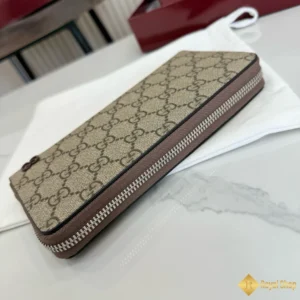 cùng ngắm Ví dài Gucci nam có khoá kéo màu nâu 856562