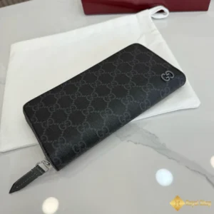 sự tinh tế Ví dài Gucci nam có khoá kéo màu đen 856562
