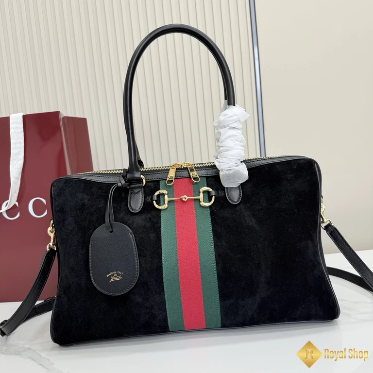 Túi Gucci nữ Borsetto large boston Black 866734