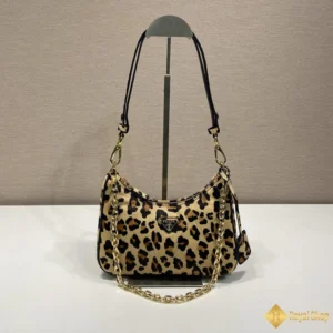 Túi Prada nữ Hobo mini bằng da in họa tiết 1BC204 2C7B F0151 V QOM